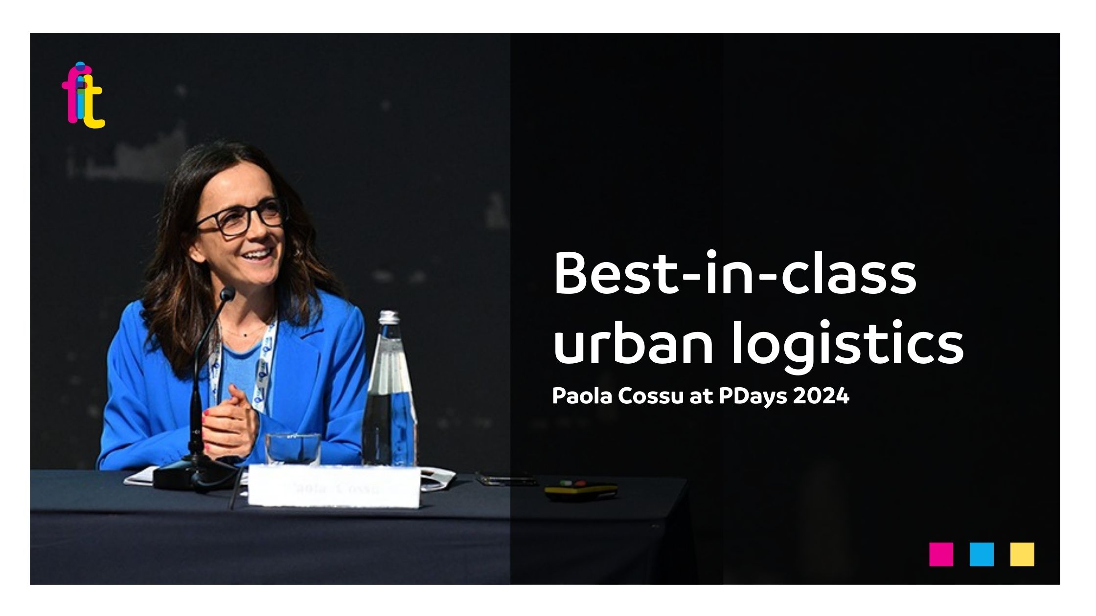 Paola Cossu’s talk at AIPARK’s PDays 2024 in Florence, toward ‘best in class’ urban logistics